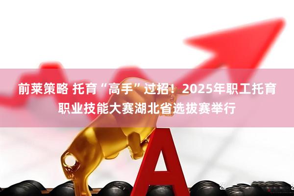 前莱策略 托育“高手”过招！2025年职工托育职业技能大赛湖北省选拔赛举行